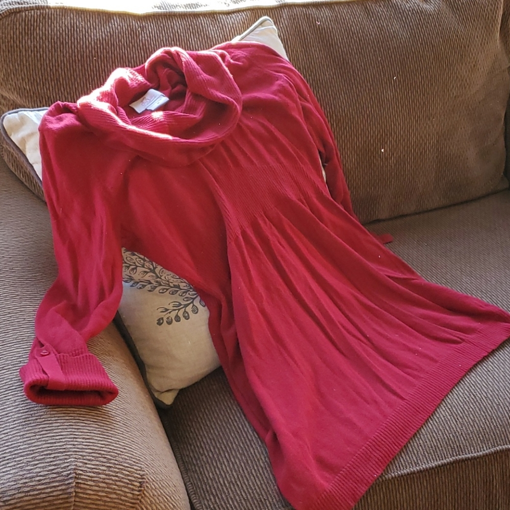 Maternity Sweater Cowl Neck
